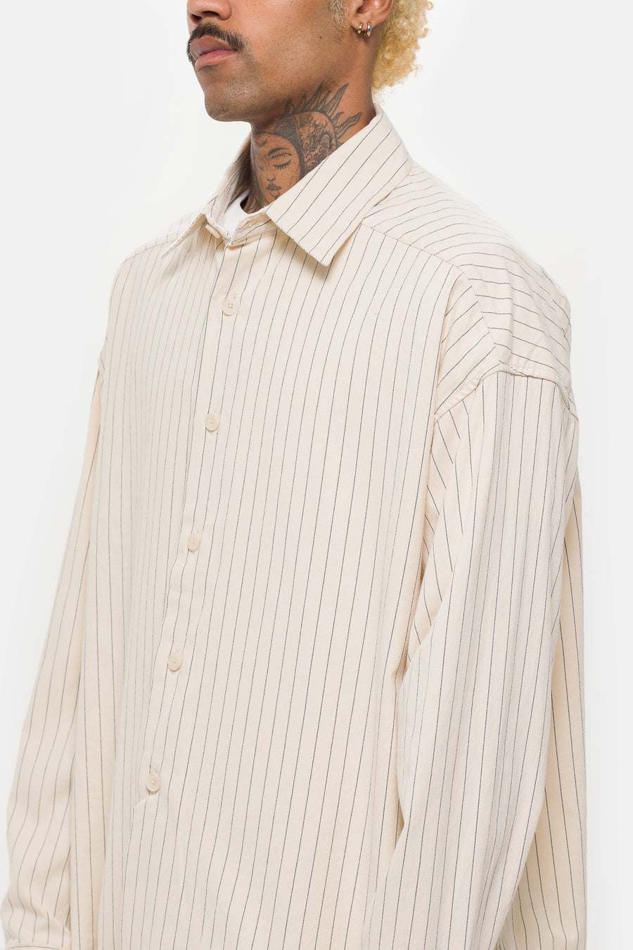 Entire Studios Miller Shirt in Off White - Notre