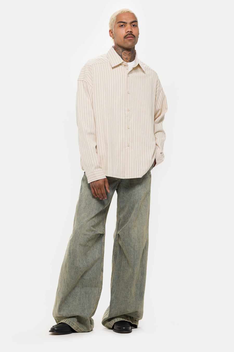 Entire Studios Miller Shirt in Off White - Notre