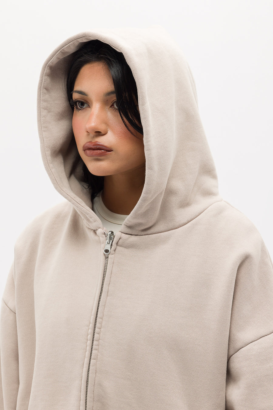 Thermal Hood Sweatshirt in Grey - Entire Studios Thermal Hood Sweatshirt in Grey - Entire Studios