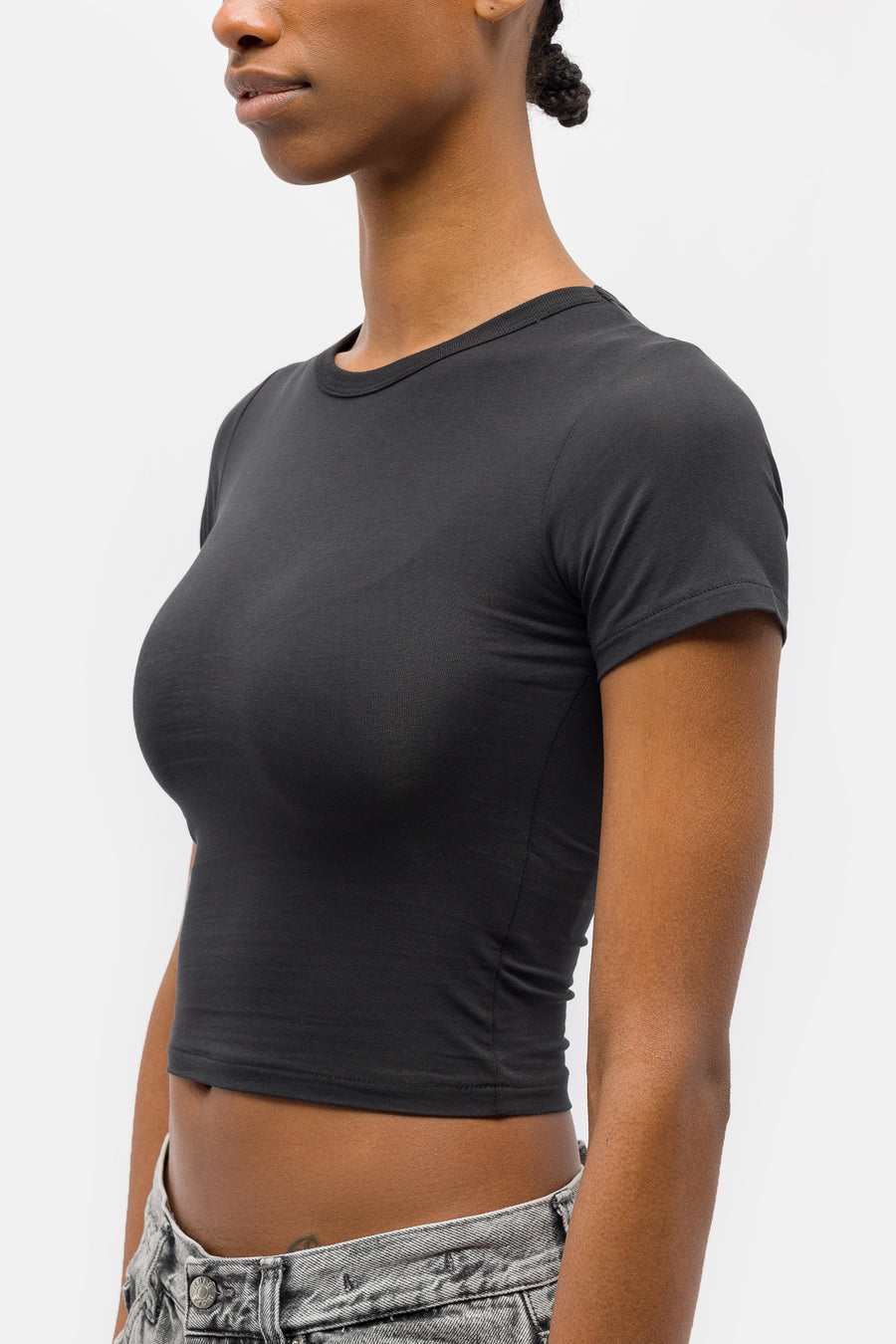 トップス entire studios mini tee black M mini tee washed black – entire studios