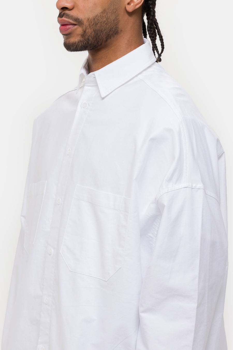 Oxford Balloon Shirt in White