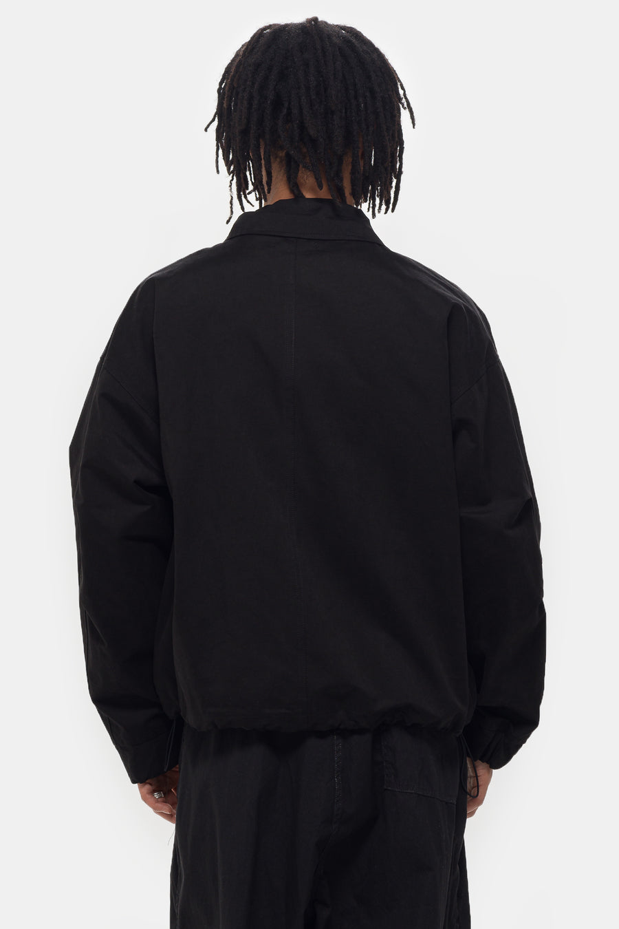 Estudio Niksen Big-Pocket Wind Jacket in Black - Notre