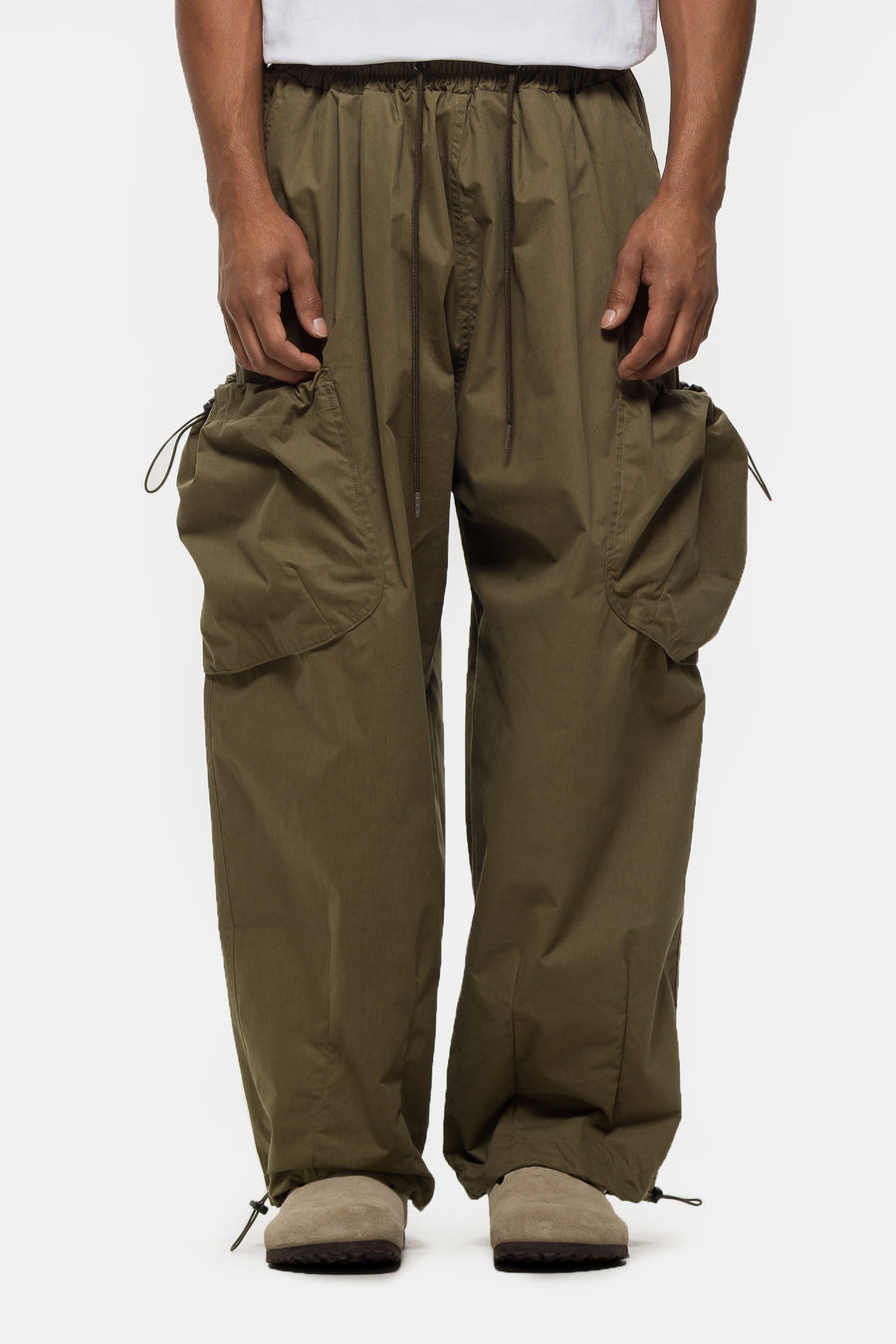 Bungee Strap Cargo Pant in Khaki – Estudio Niksen