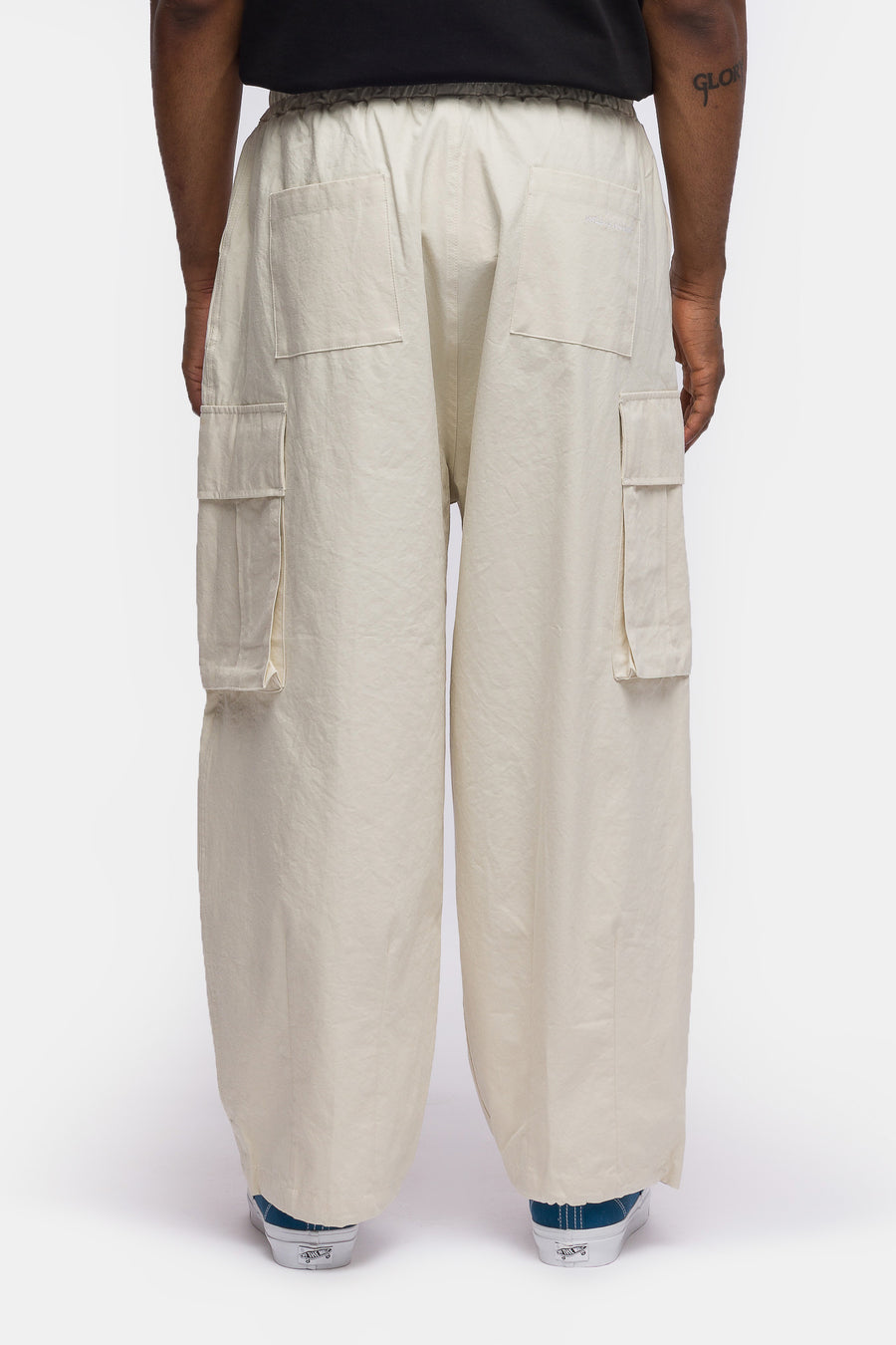Cargo String Balloon Pant in Ivory