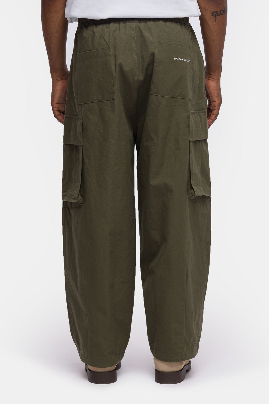 Cargo String Balloon Pant in Khaki