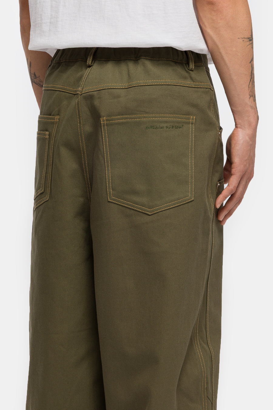 Estudio Niksen Carpenter Balloon Pants V2 in Khaki - Notre