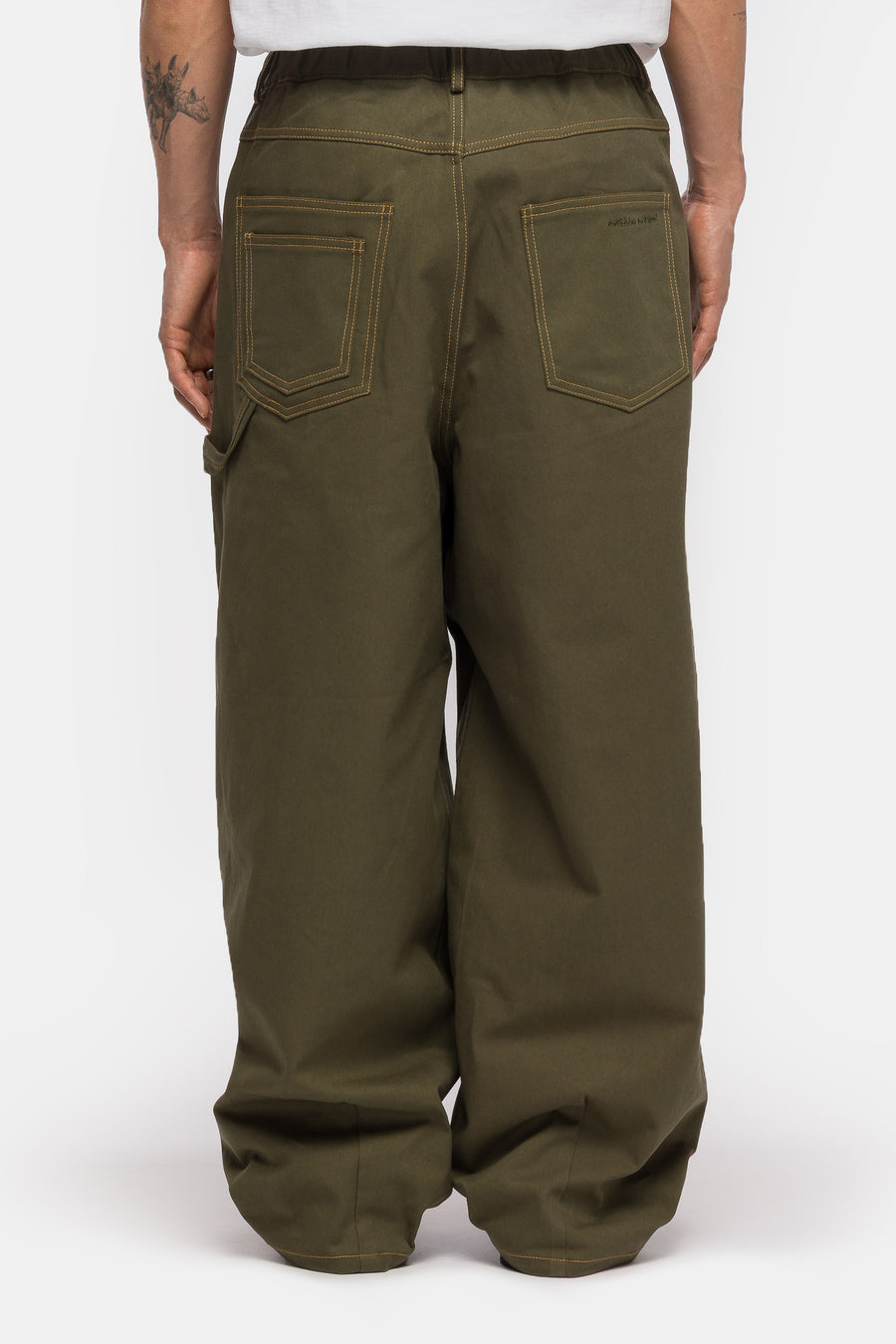 Estudio Niksen Carpenter Balloon Pants V2 in Khaki - Notre
