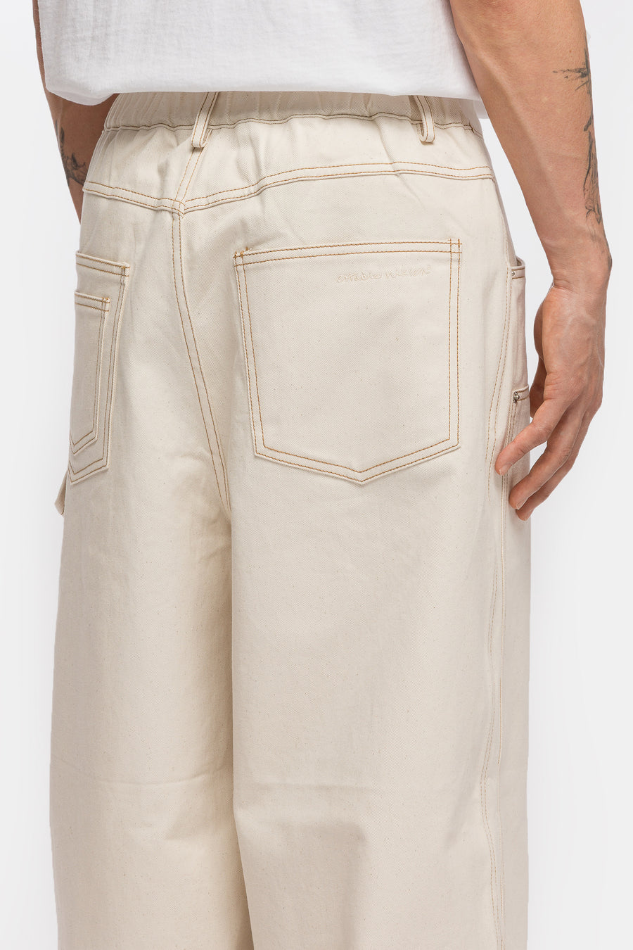 Estudio Niksen Carpenter Balloon Pants V2 in Oatmeal - Notre