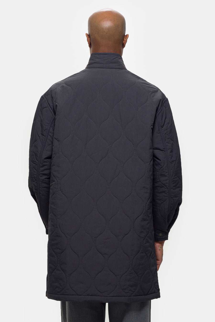 Convertible Padded Jacket in Grey