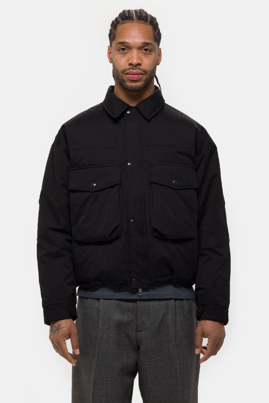 Estudio Niksen Down Pocket Jacket in Black - Notre