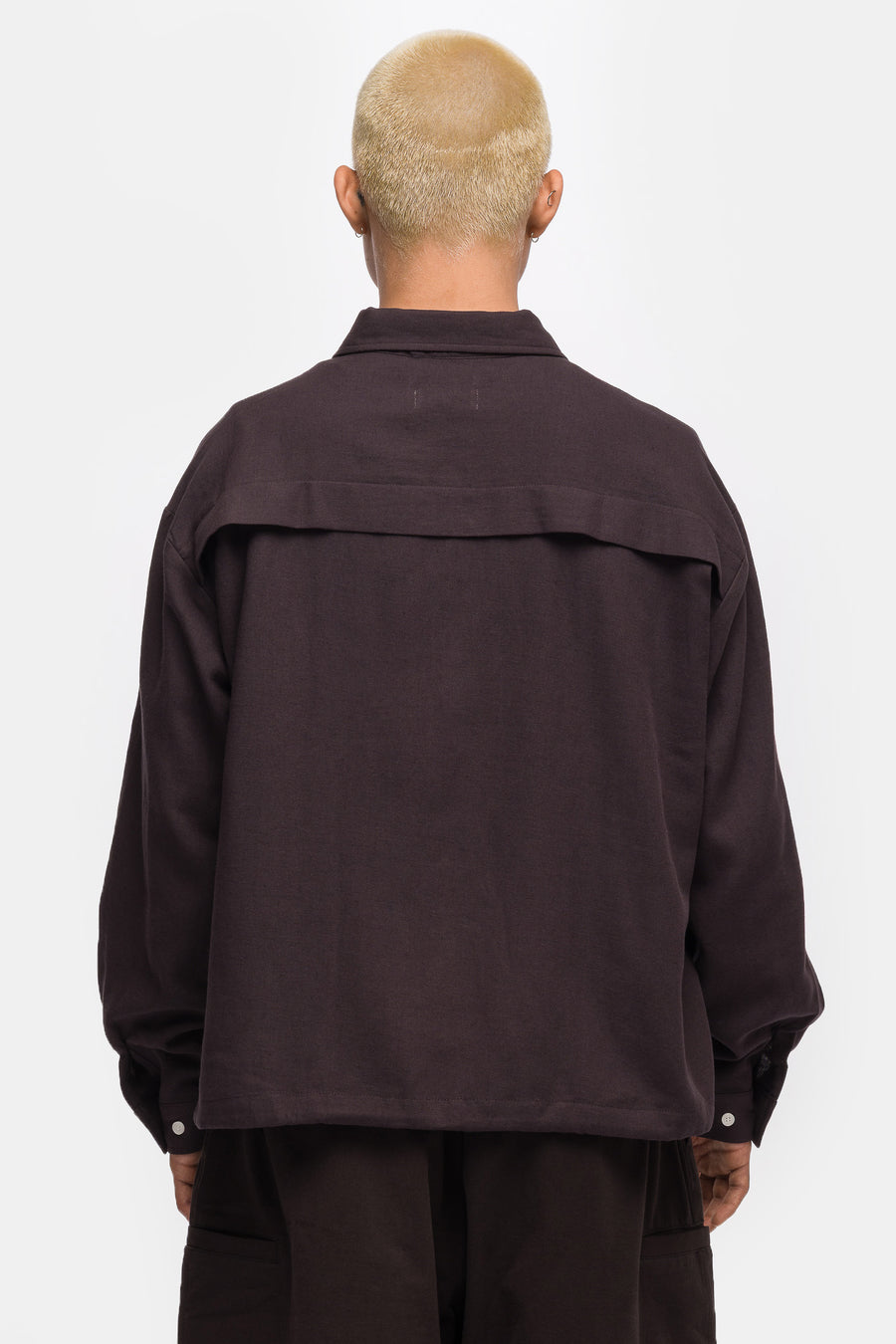 Estudio Niksen Embroidery Pocket Shirt in Navy - Notre