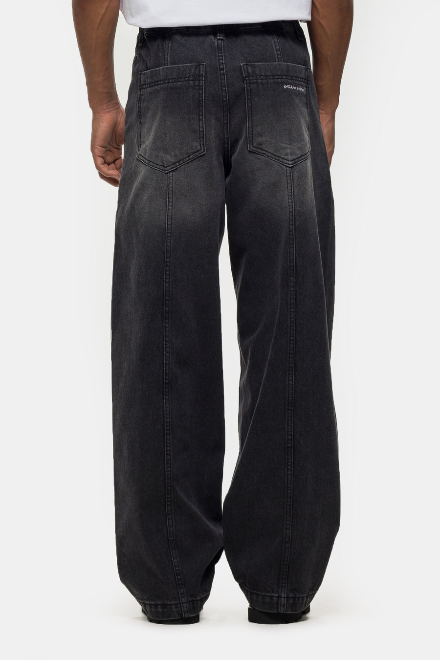Estudio Niksen In-Stitch Denim Jean in Black - Notre