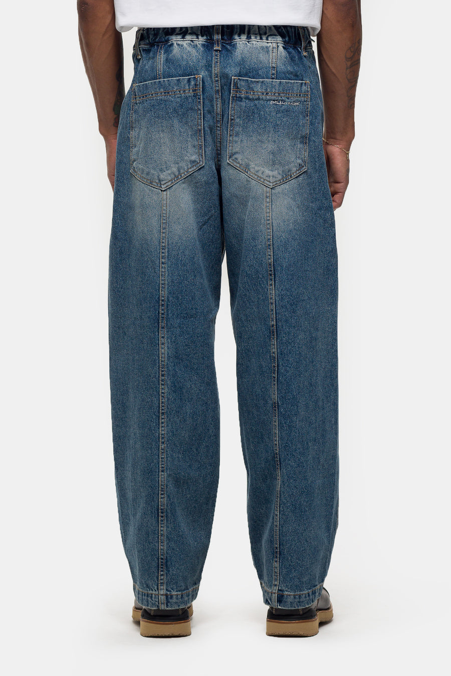 In-Stitch Denim Jean in Light Blue