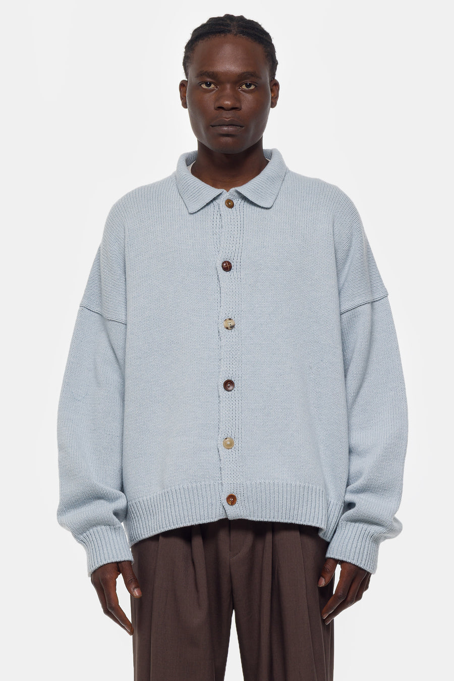 V-Neck Shaker Stitch Sweater - Noah