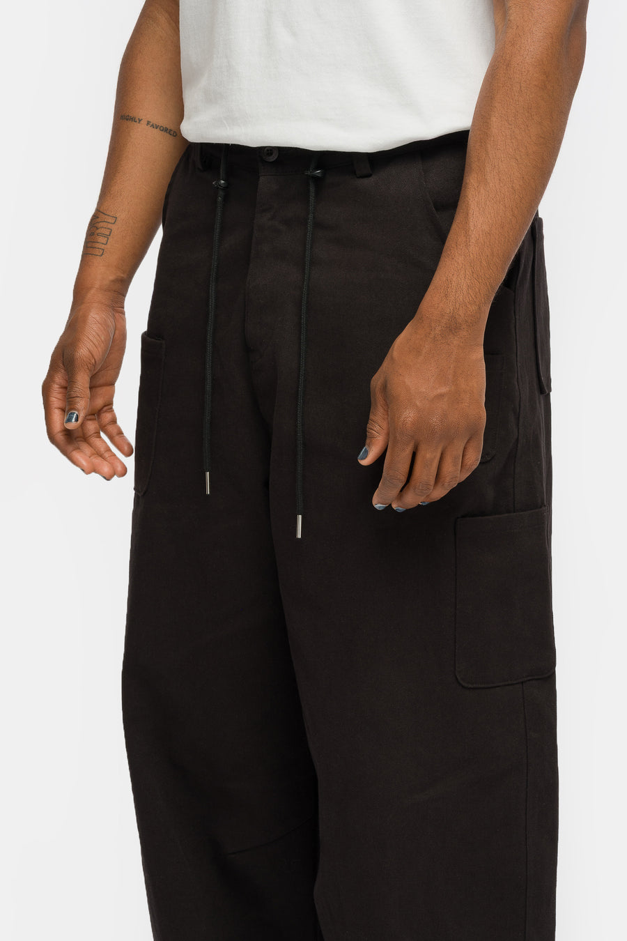 Estudio Niksen Mismatch Pocket Jean in Black - Notre
