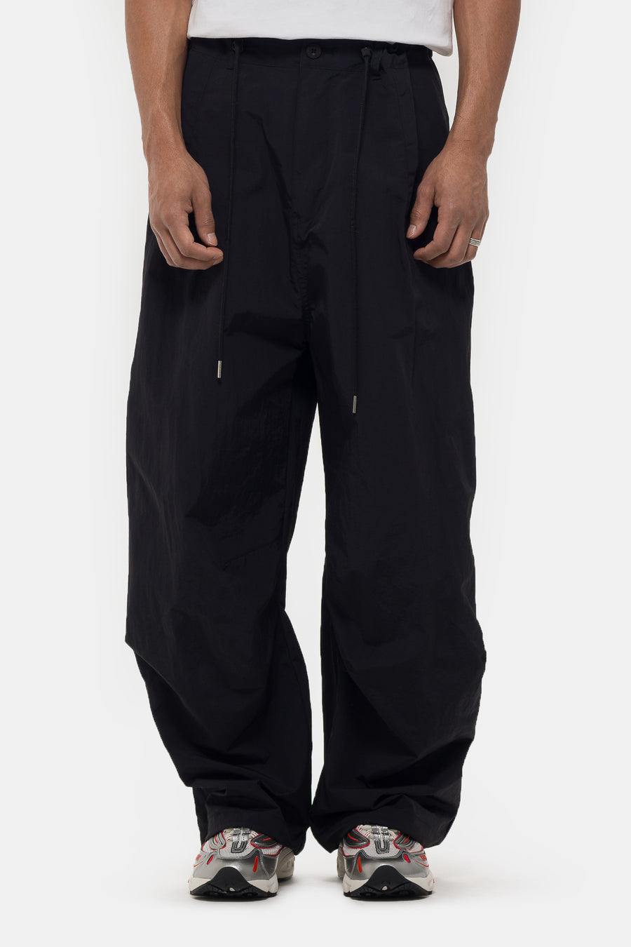 Estudio Niksen Nylon Field Pant in Black - Notre
