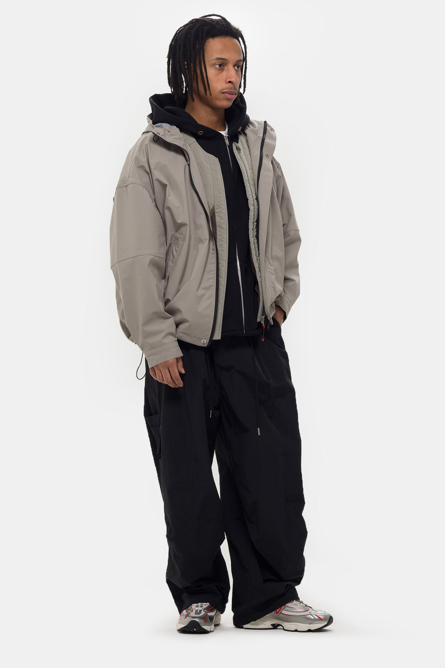 Estudio Niksen Nylon Field Pant in Black - Notre