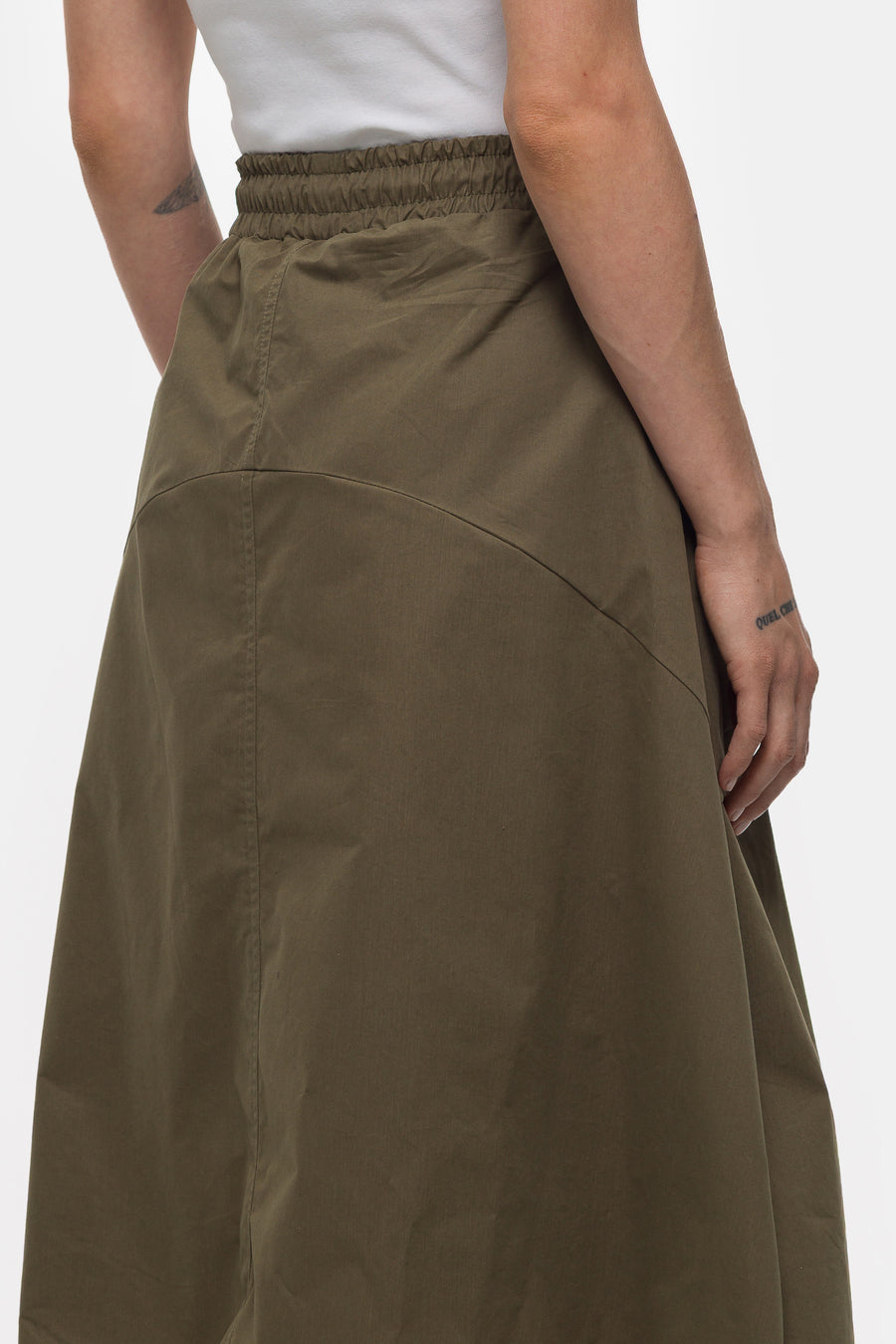 Estudio Niksen Pintuck Ballon Skirt in Khaki - Notre
