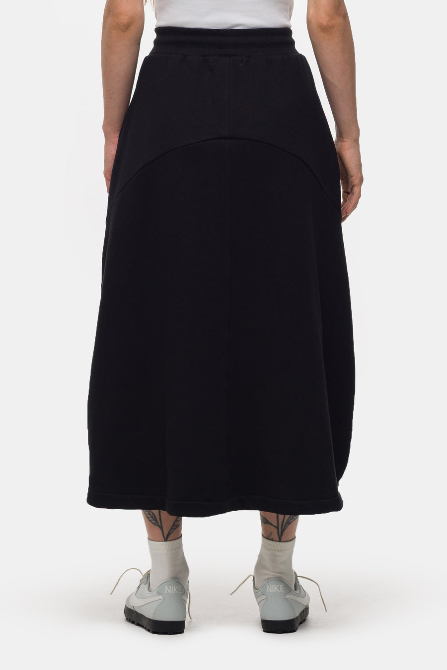 Estudio Niksen Pintuck Jogger Skirt in Black - Notre