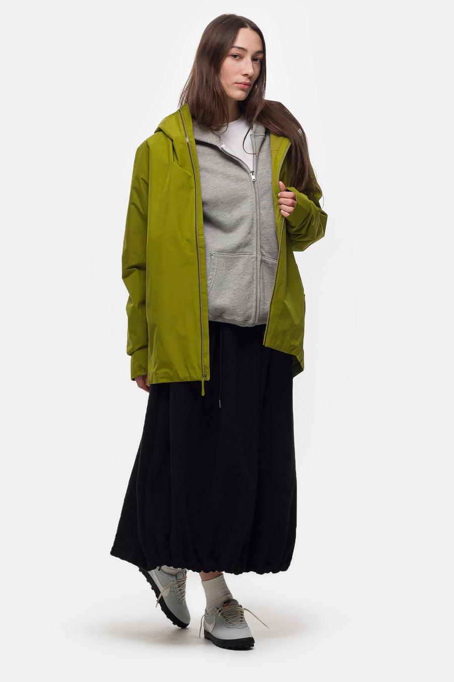 Estudio Niksen Pintuck Jogger Skirt in Black - Notre