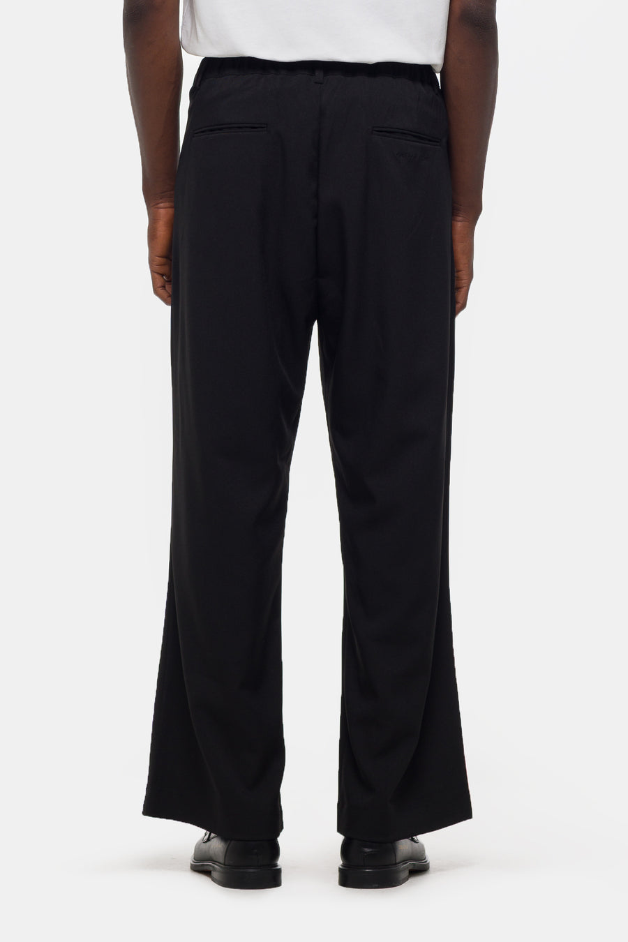 Estudio Niksen Pintuck Maxi Trouser in Black - Notre