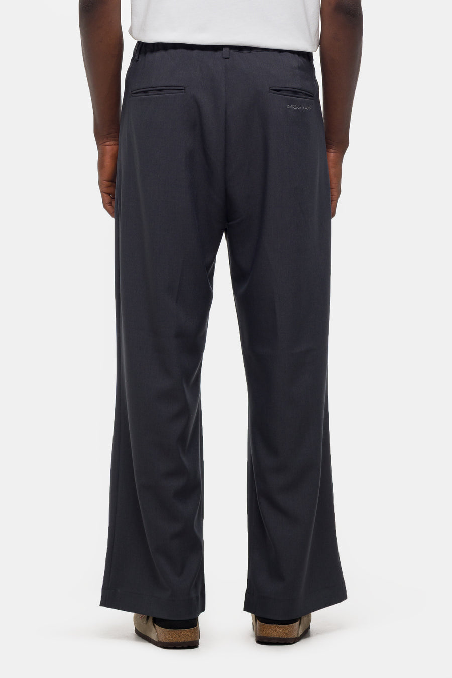 Estudio Niksen Pintuck Maxi Trouser in Grey - Notre