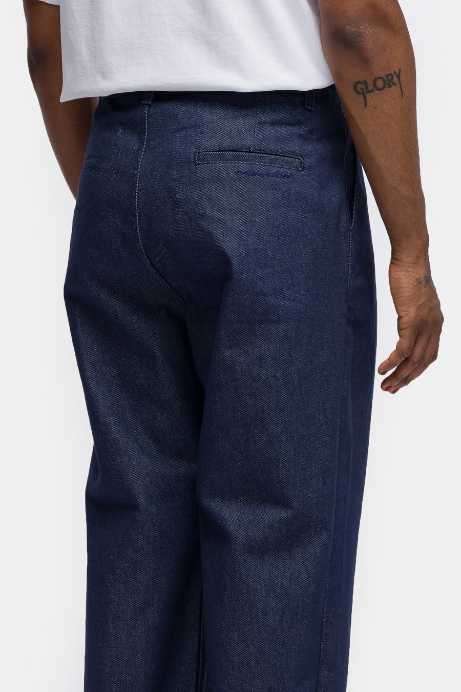 Estudio Niksen Pintuck Wide Jean in Indigo - Notre