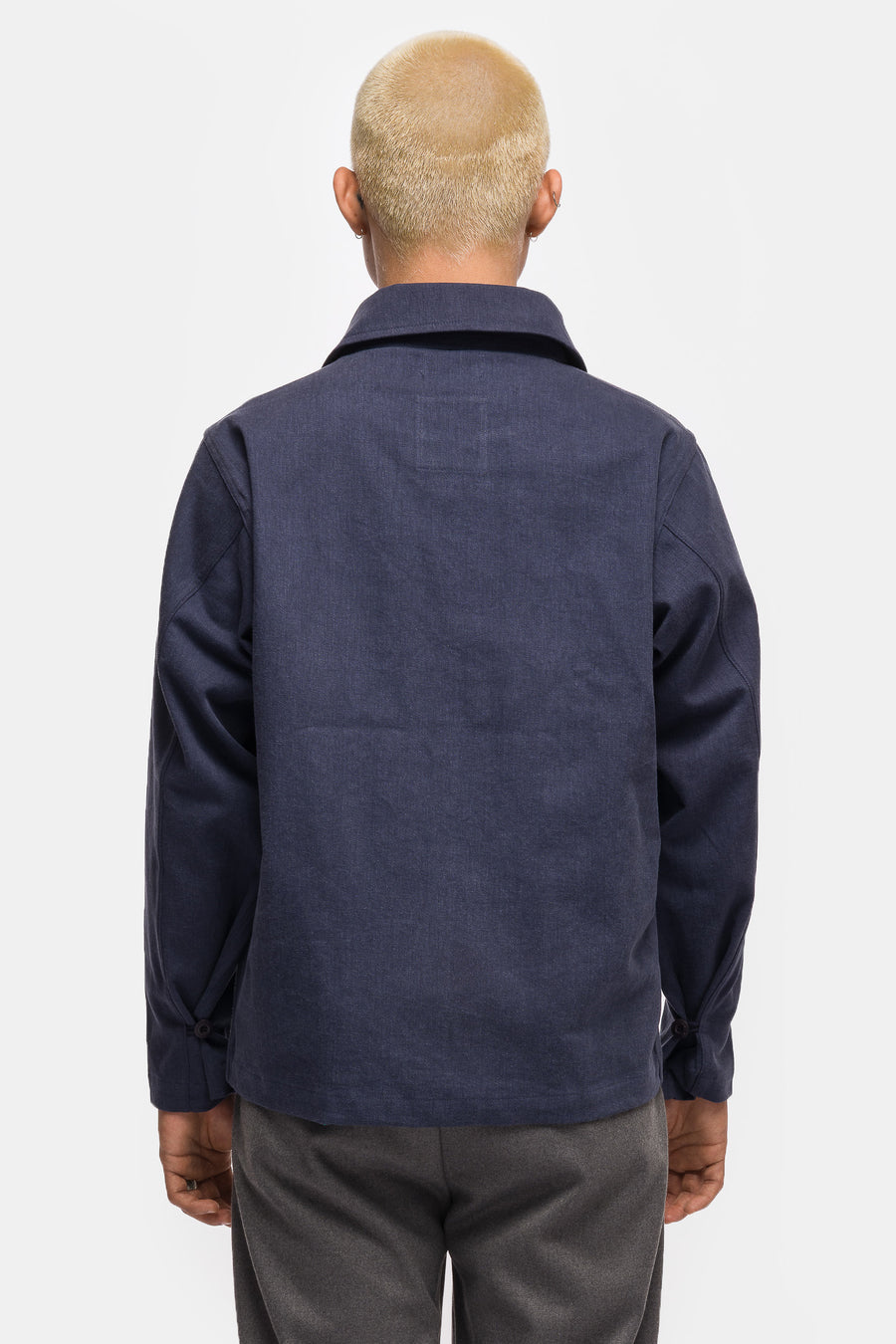 Plain Chore Jacket in Navy