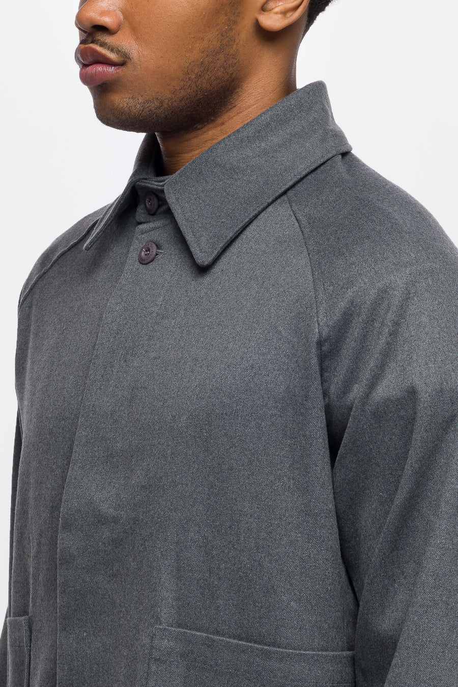 Raglan Pocket Jacket in Grey