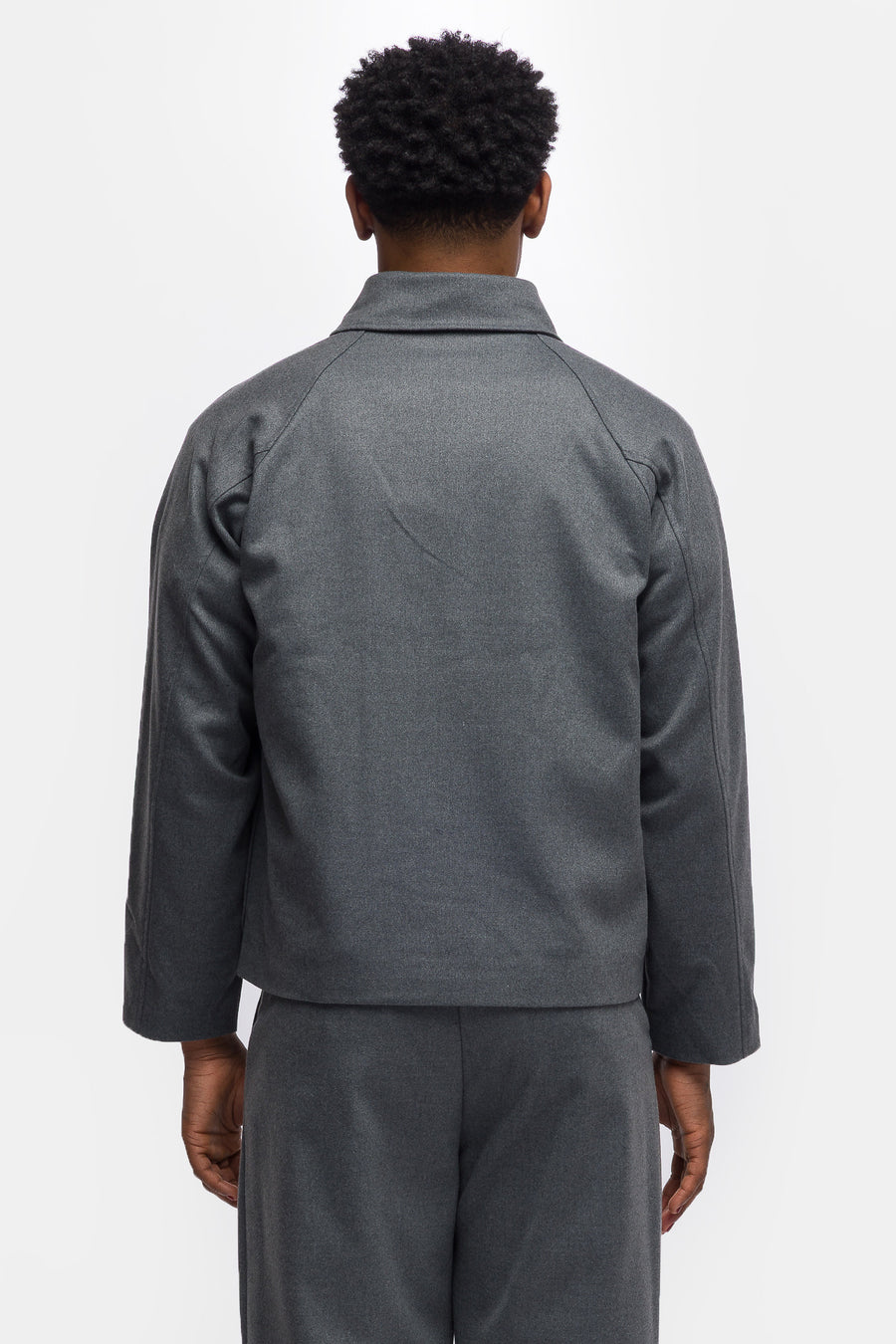 Raglan Pocket Jacket in Grey