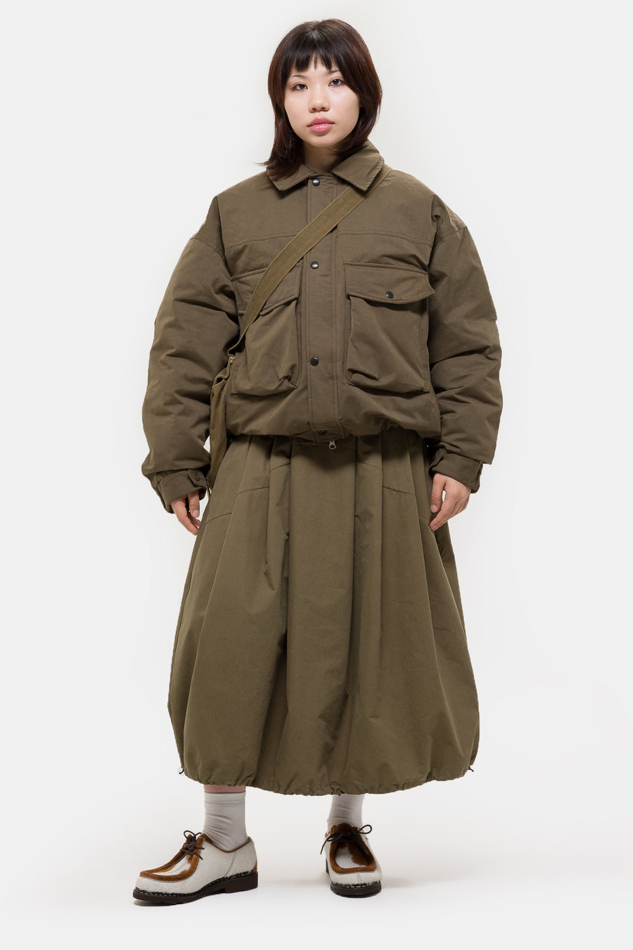 Estudio Niksen Down Pocket Jacket in Khaki - Notre