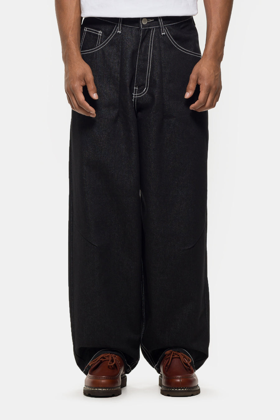 Raw Denim Balloon Jean in Black – Estudio Niksen