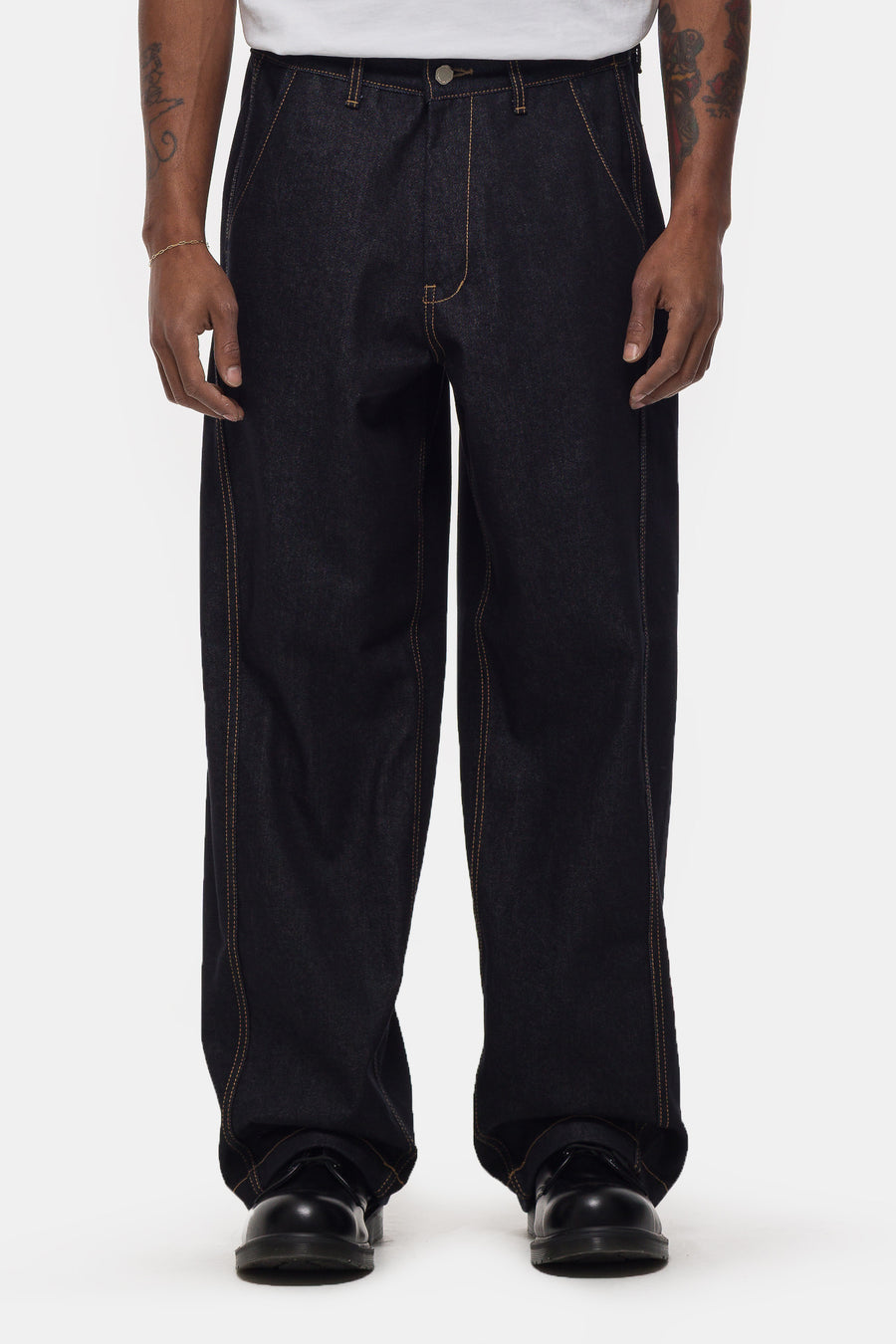 Raw Denim In-Stitch Jean in Indigo