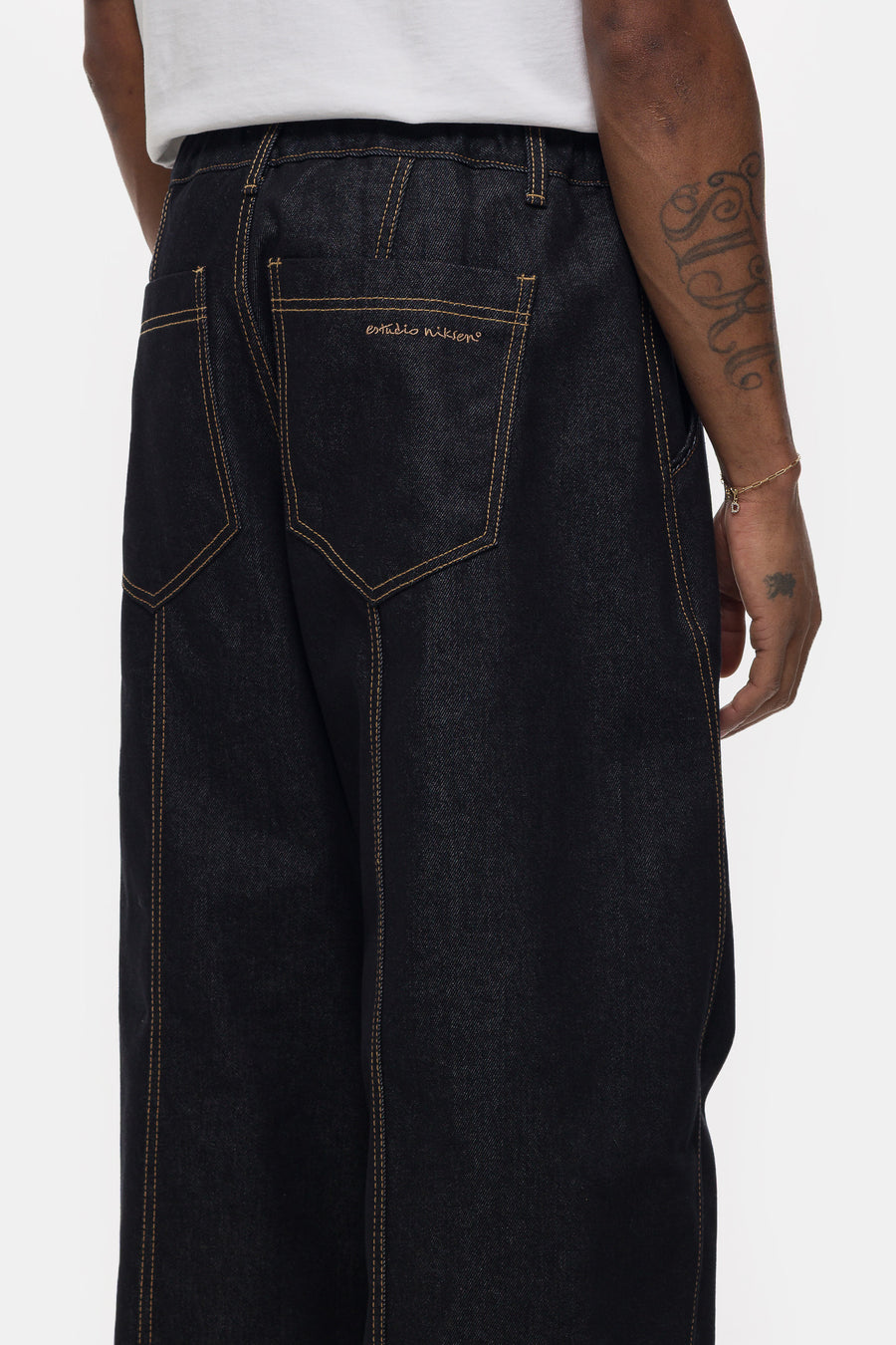 Raw Denim In-Stitch Jean in Indigo