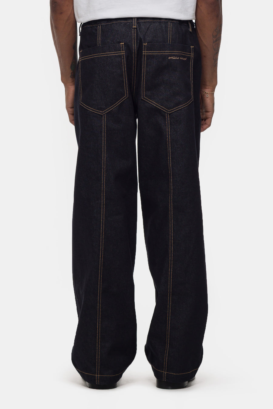 Raw Denim In-Stitch Jean in Indigo