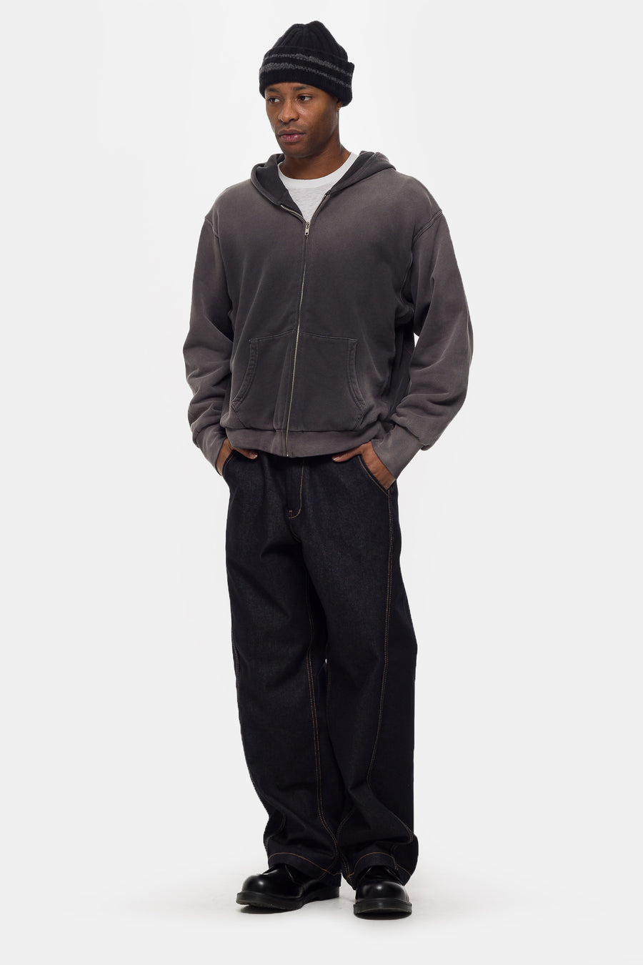 Raw Denim In-Stitch Jean in Indigo