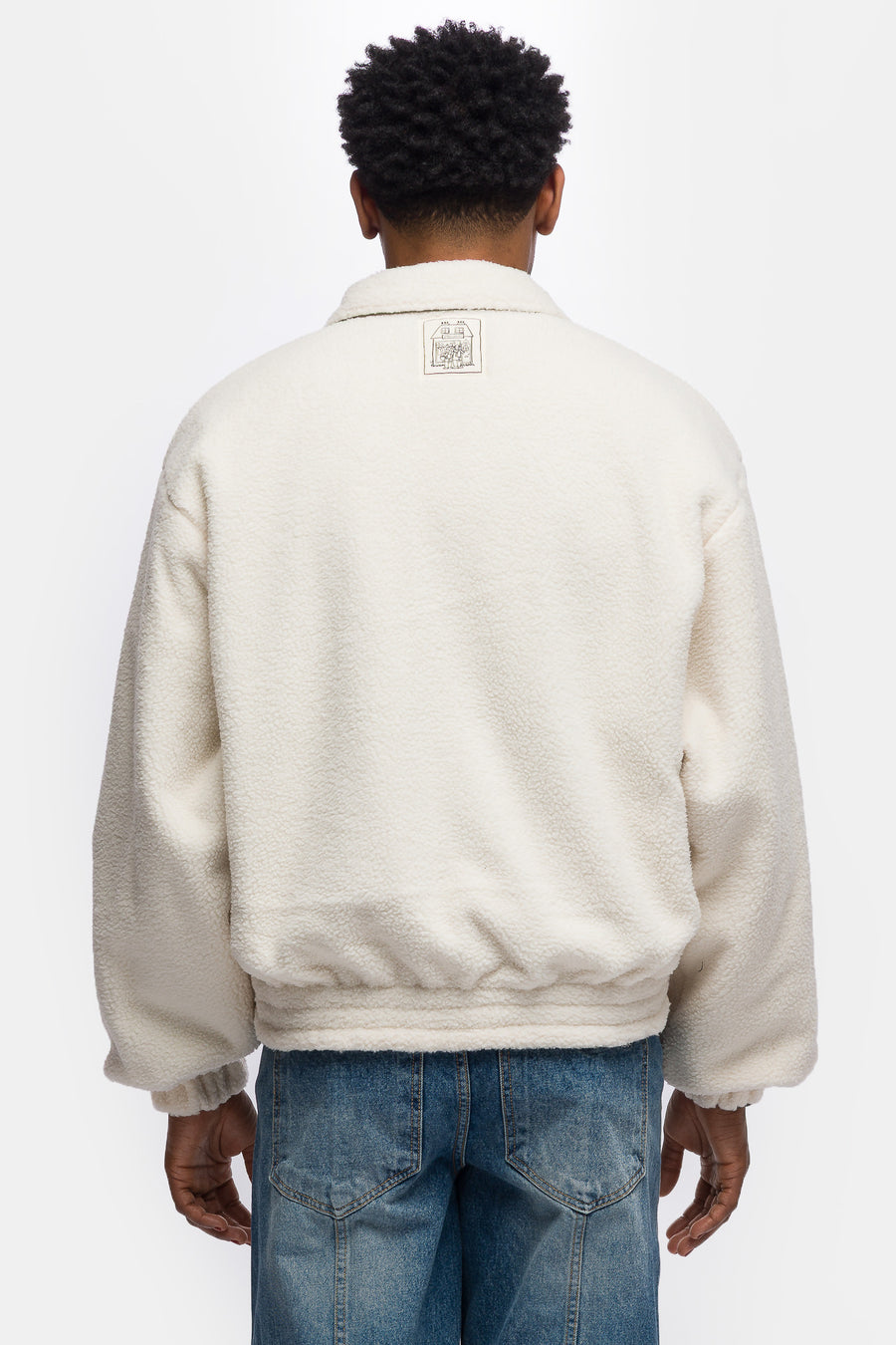 Reversible Bomber Jacket in Khaki