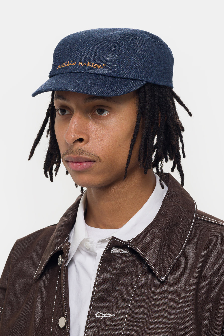 Estudio Niksen Signature Army Cap in Navy - Notre