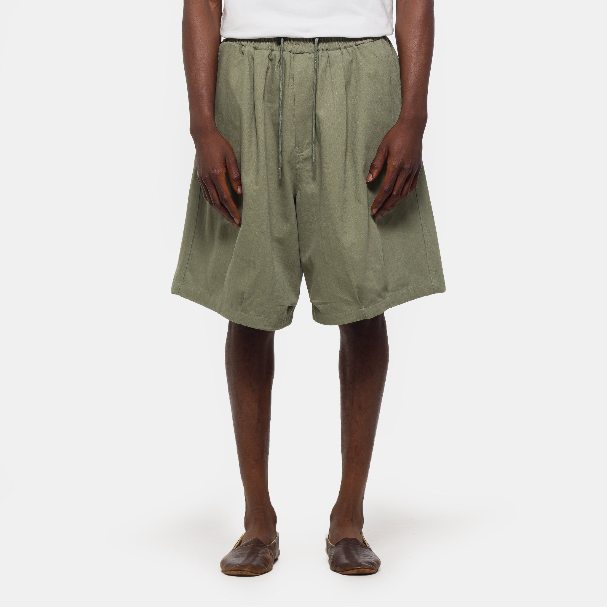 【SCENERITY】yard balloon bermuda pants Balloon Cargo Bermuda Pants - SCENERITY | 60% - Asian
