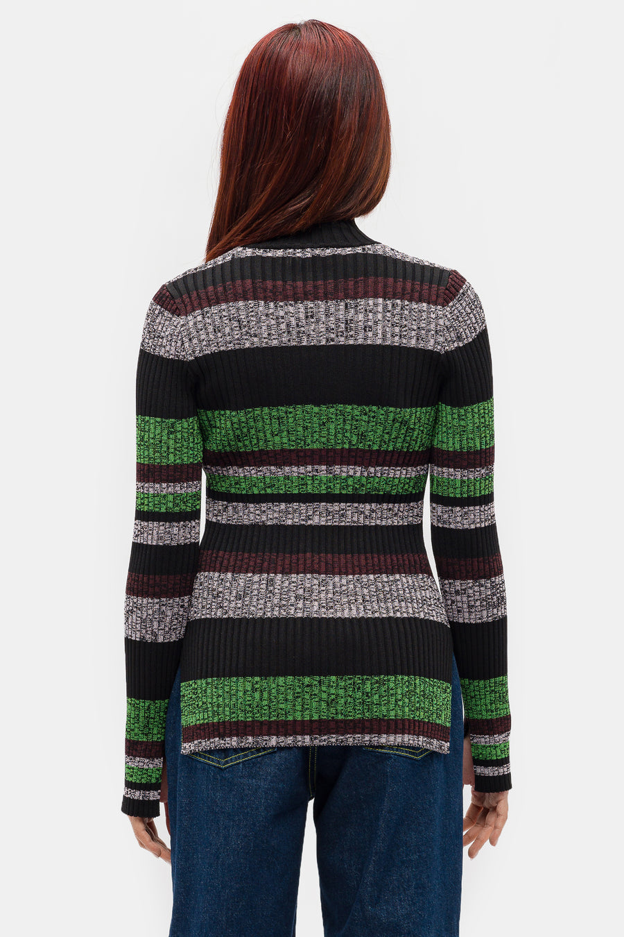 Ganni Button Up Blouse in Multicolor