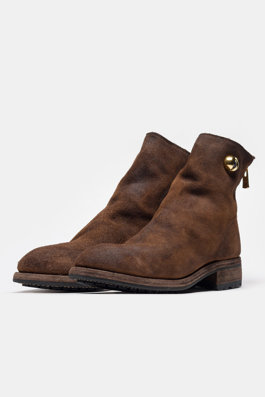 GUIDI leather ピアス Undercover 996V_EYE Reverse Horse Leather Back Zip Boot in