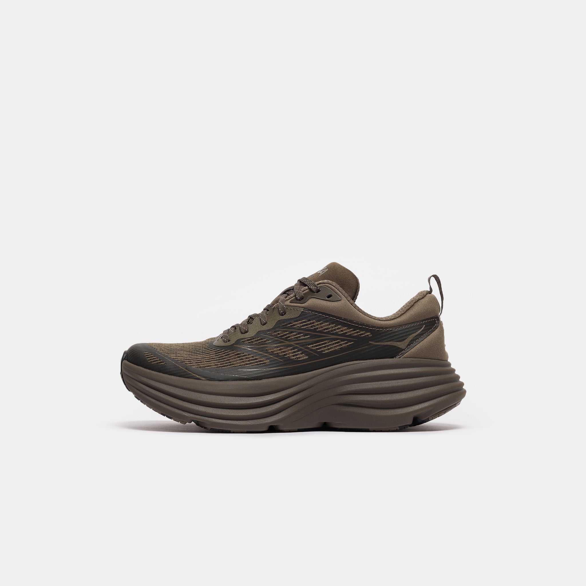 茶 bk Bondi 8 TS Caged Sneaker in Umber/Deep Umber - HOKA