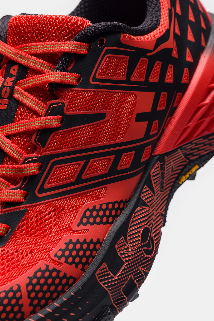 Speedgoat 2 Sneaker in Tomato/Electric Green - HOKA