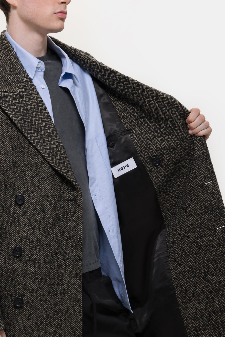 Time Coat in Grey - HOPE
