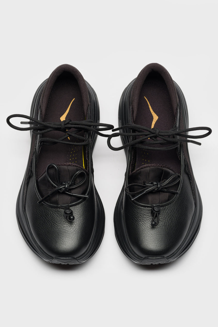 HOKA Bondi Mary Jane Sneaker in Black/Black - Notre