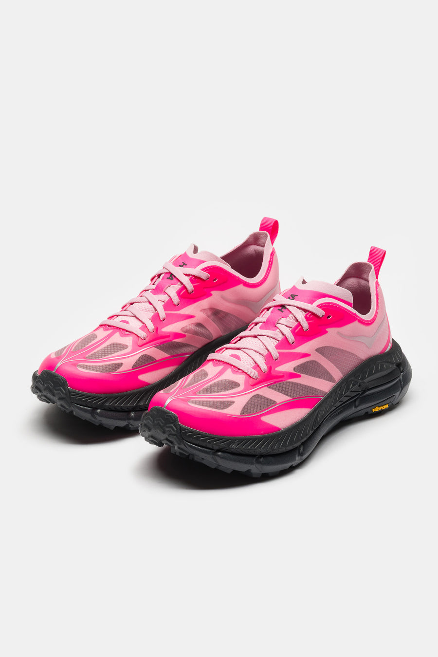 HOKA Mafate Speed 4 Lite Sneaker in Neon Dragonfruit/Black - Notre