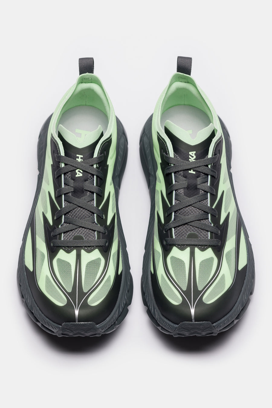 HOKA Mafate Speed 4 Lite Sneaker in Luna Moth/Cosmic Grey - Notre