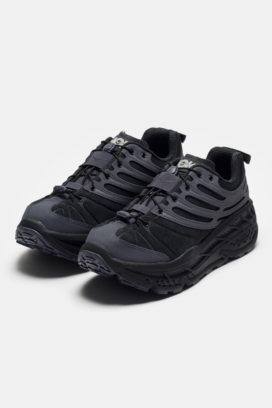 HOKA Stinson Evo OG TP Sneaker in Black/Black - Notre