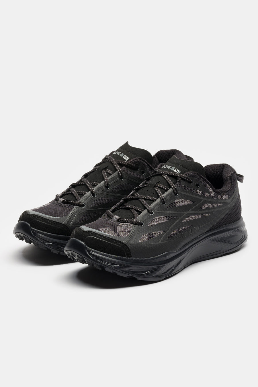 HOKA Hauka Pro Sneaker in Black/Black - Notre