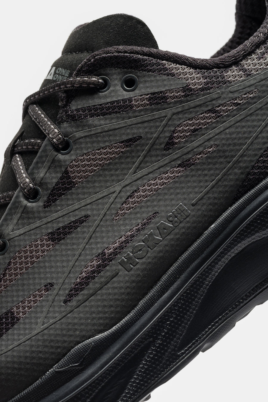 HOKA Hauka Pro Sneaker in Black/Black - Notre